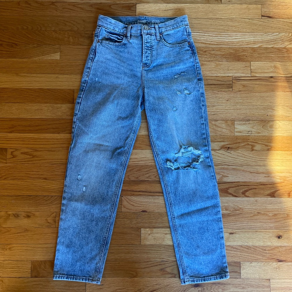 Old Navy Sky-Hi straight jeans